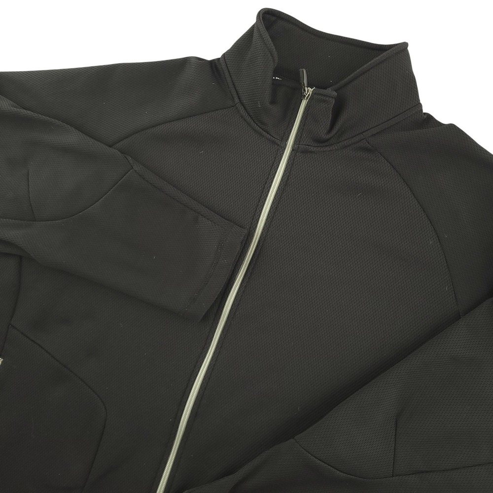 PING Track Jacket Mens XL Black Softshell Full Zip Stand Collar Golf Performance